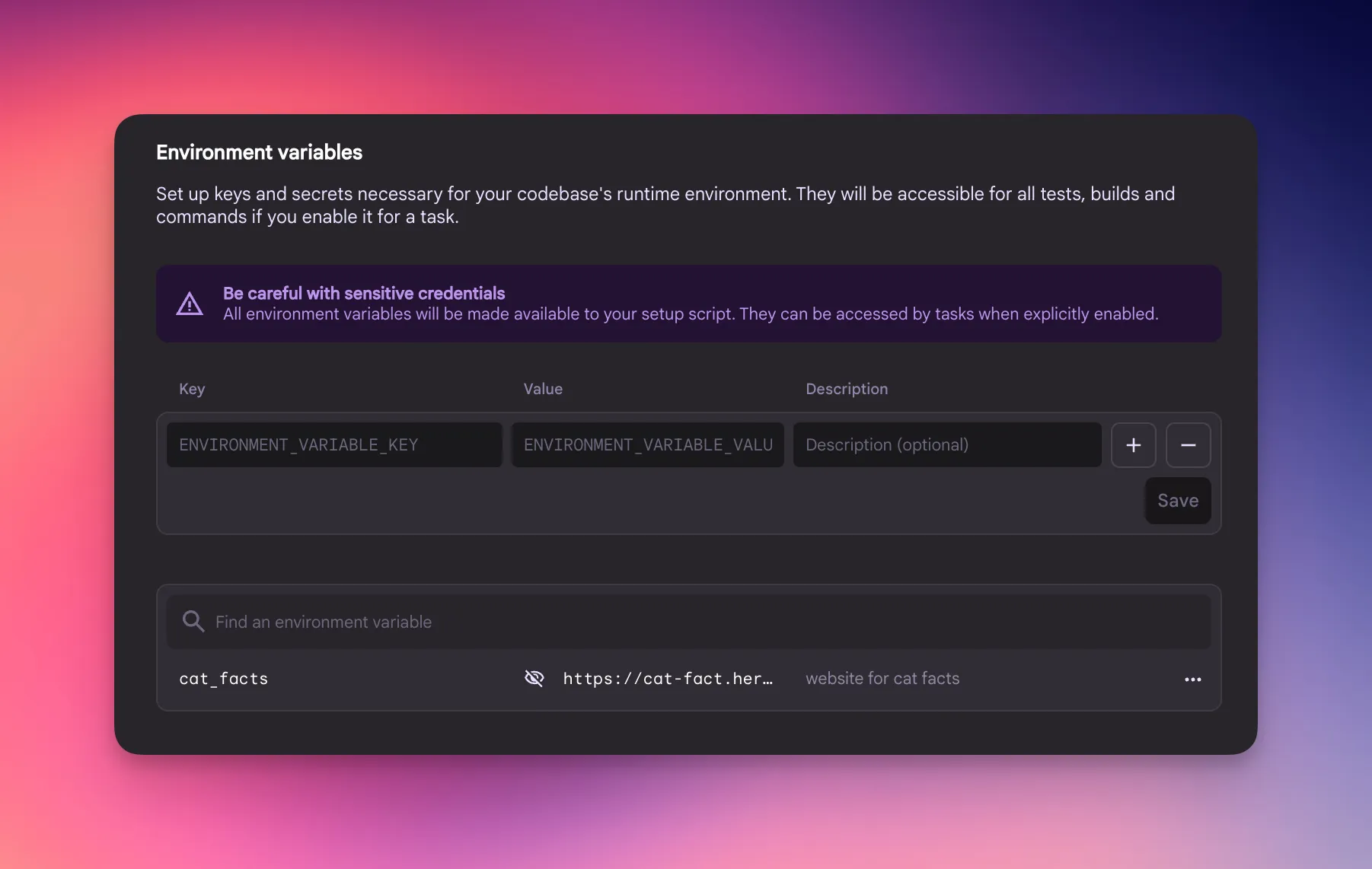 Environment Variables